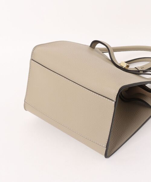 LORISTELLA（ロリステッラ）の「【LORISTELLA】ソフトカーブ ハンドバッグスモール(Q66502)（ハンドバッグ・レディース・ホワイト/ライトグリーン・ALL）」の4枚目の写真