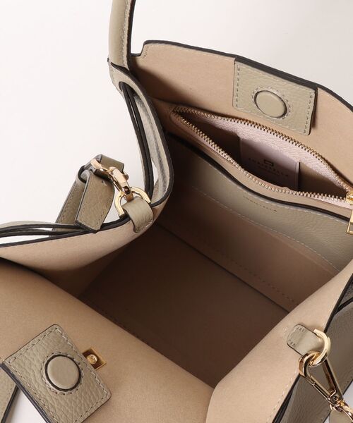 LORISTELLA（ロリステッラ）の「【LORISTELLA】ソフトカーブ ハンドバッグスモール(Q66502)（ハンドバッグ・レディース・ホワイト/ライトグリーン・ALL）」の5枚目の写真