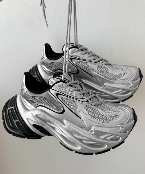 ARULE(アルール)の「『ARULE/アルール』 Future Sole Sneakers/フューチャーソールスニーカー(スニーカー・メンズ・ブラック/シルバー・28/26.5/27)」の7枚目の写真