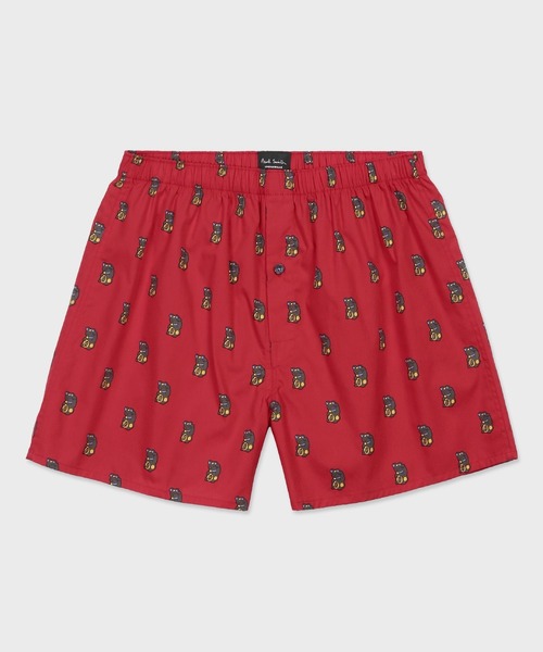 Paul Smith（ポールスミス）の「“Manekineko” トランクス【853345 2654S】（トランクス・メンズ・ネイビー/レッド/グリーン・MEDIUM/LARGE）」の3枚目の写真