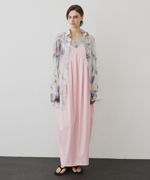 LA BELLE ETUDE（ラベルエチュード）の「タックボリュームカットワンピース（ワンピース・レディース・ブラック/ピンク/チャコールグレー・1/0）」の5枚目の写真