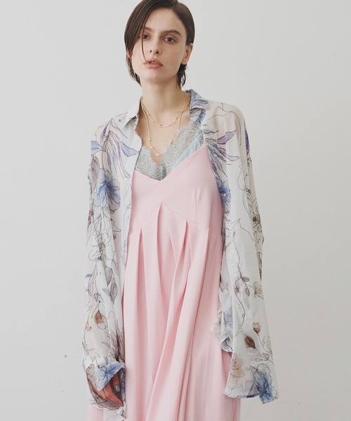 LA BELLE ETUDE（ラベルエチュード）の「タックボリュームカットワンピース（ワンピース・レディース・ブラック/ピンク/チャコールグレー・1/0）」の16枚目の写真