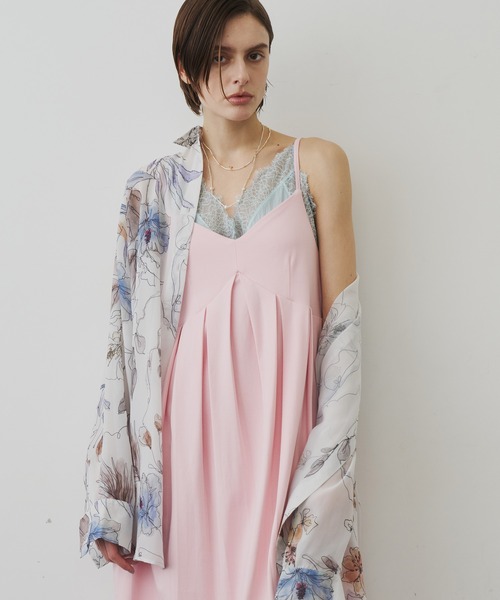 LA BELLE ETUDE（ラベルエチュード）の「タックボリュームカットワンピース（ワンピース・レディース・ブラック/ピンク/チャコールグレー・1/0）」の17枚目の写真