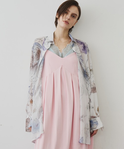 LA BELLE ETUDE（ラベルエチュード）の「タックボリュームカットワンピース（ワンピース・レディース・ブラック/ピンク/チャコールグレー・1/0）」の18枚目の写真