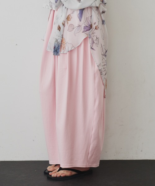 LA BELLE ETUDE（ラベルエチュード）の「タックボリュームカットワンピース（ワンピース・レディース・ブラック/ピンク/チャコールグレー・1/0）」の19枚目の写真