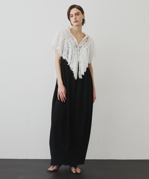 LA BELLE ETUDE（ラベルエチュード）の「タックボリュームカットワンピース（ワンピース・レディース・ブラック/ピンク/チャコールグレー・1/0）」の15枚目の写真