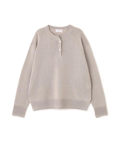 human woman（ヒューマンウーマン）の「◆【ウォッシャブル】ミドルゲージギマスキッパープルオーバー（ニット/セーター・レディース・ベージュ系その他2/ブルー/ネイビー/パープル・MEDIUM）」の7枚目の写真