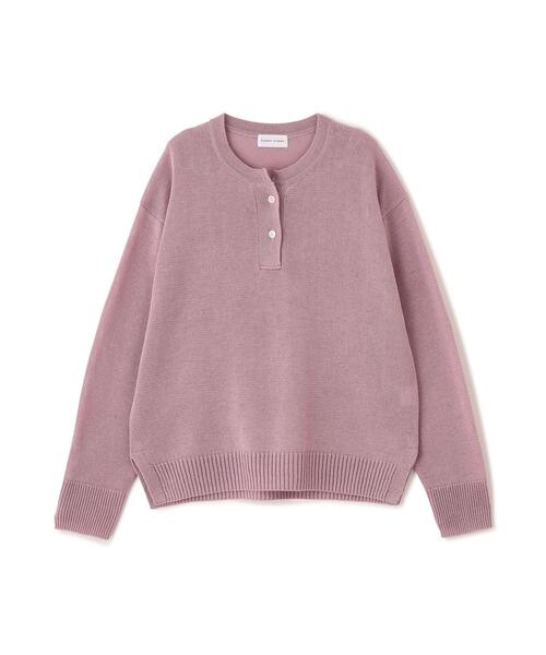 human woman（ヒューマンウーマン）の「◆【ウォッシャブル】ミドルゲージギマスキッパープルオーバー（ニット/セーター・レディース・ベージュ系その他2/ブルー/ネイビー/パープル・MEDIUM）」の12枚目の写真