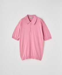 JOHN SMEDLEY ジョンスメドレー ピンク ポロシャツ 英国製 JOHN SMEDLEY｜ジョン スメドレー（メンズ）のポロシャツ（ピンク/桃色