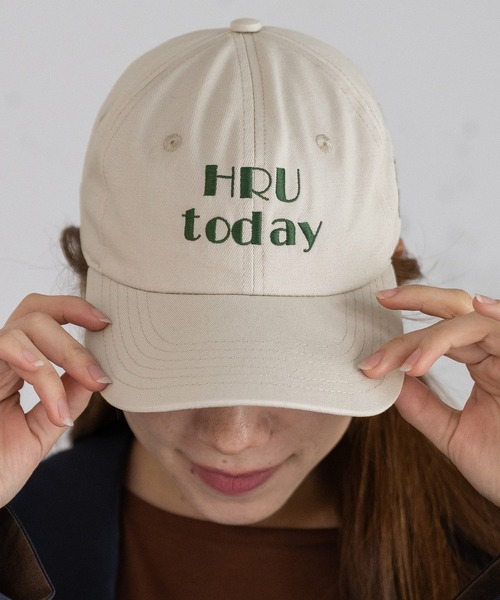 POU DOU DOU(プードゥドゥ)の「オリジナル刺繍キャップ(キャップ・レディース・キナリ/ブラウン・8)」の5枚目の写真