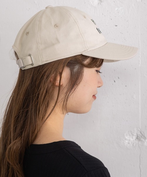 POU DOU DOU(プードゥドゥ)の「オリジナル刺繍キャップ(キャップ・レディース・キナリ/ブラウン・8)」の9枚目の写真