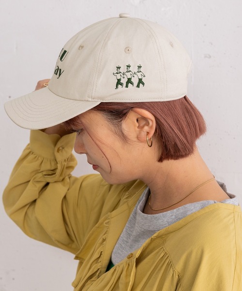 POU DOU DOU(プードゥドゥ)の「オリジナル刺繍キャップ(キャップ・レディース・キナリ/ブラウン・8)」の15枚目の写真