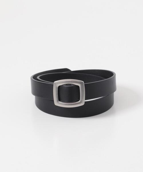 SMELLY（スメリー）の「メタルスクエアベルト（ベルト・レディース・ブラウン/ブラック・-）」の7枚目の写真