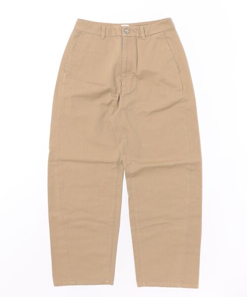 ORCIVAL（オーシバル）の「ORCIVAL | コットンドライツイル ワイドカーブパンツ（その他パンツ・レディース・グレイッシュベージュ/ベージュ・2/1）」の2枚目の写真