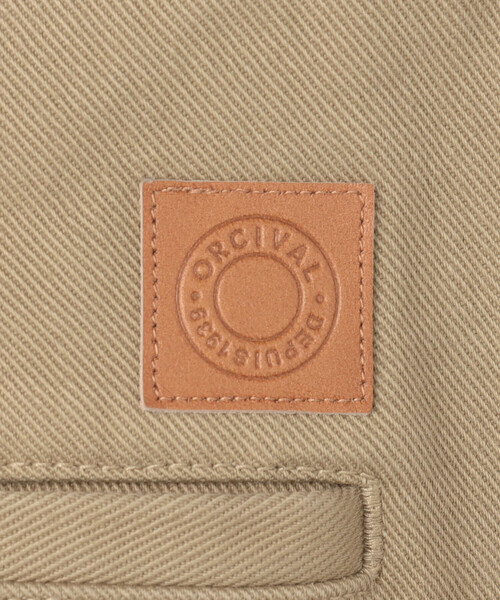 ORCIVAL(オーシバル)の「ORCIVAL | コットンドライツイル ワイドカーブパンツ WOMEN(その他パンツ・レディース・グレイッシュベージュ/ベージュ・2/1)」の9枚目の写真