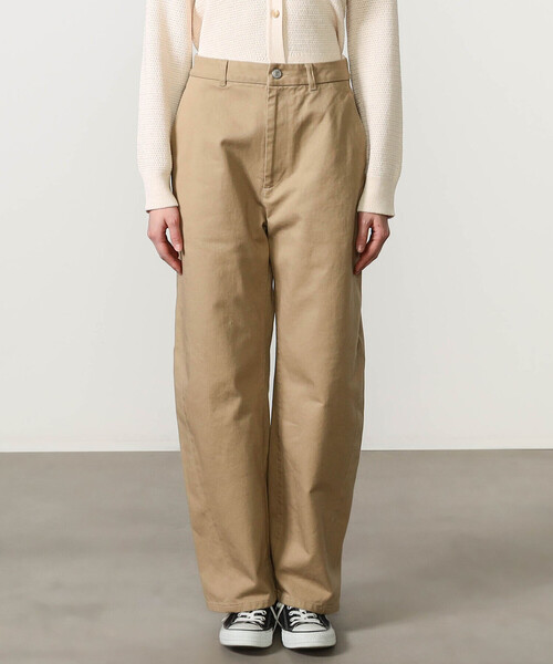ORCIVAL(オーシバル)の「ORCIVAL | コットンドライツイル ワイドカーブパンツ WOMEN(その他パンツ・レディース・グレイッシュベージュ/ベージュ・2/1)」の10枚目の写真