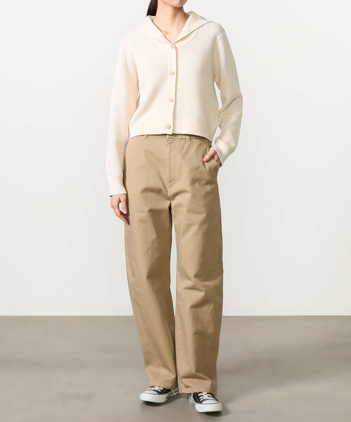 ORCIVAL(オーシバル)の「ORCIVAL | コットンドライツイル ワイドカーブパンツ WOMEN(その他パンツ・レディース・グレイッシュベージュ/ベージュ・2/1)」の17枚目の写真