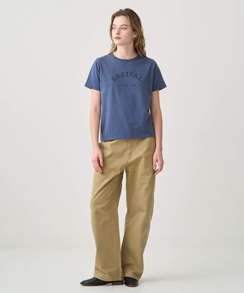 ORCIVAL(オーシバル)の「ORCIVAL | コットンドライツイル ワイドカーブパンツ WOMEN(その他パンツ・レディース・グレイッシュベージュ/ベージュ・2/1)」の15枚目の写真