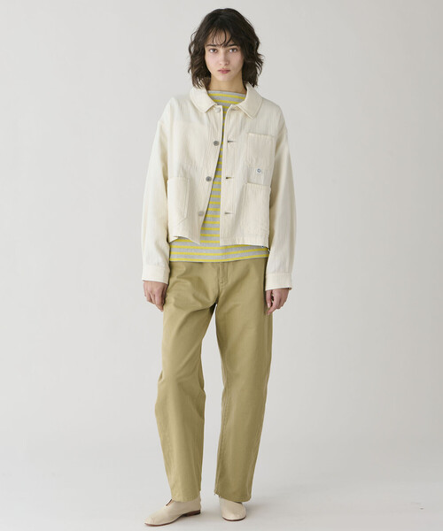 ORCIVAL(オーシバル)の「ORCIVAL | コットンドライツイル ワイドカーブパンツ WOMEN(その他パンツ・レディース・グレイッシュベージュ/ベージュ・2/1)」の16枚目の写真