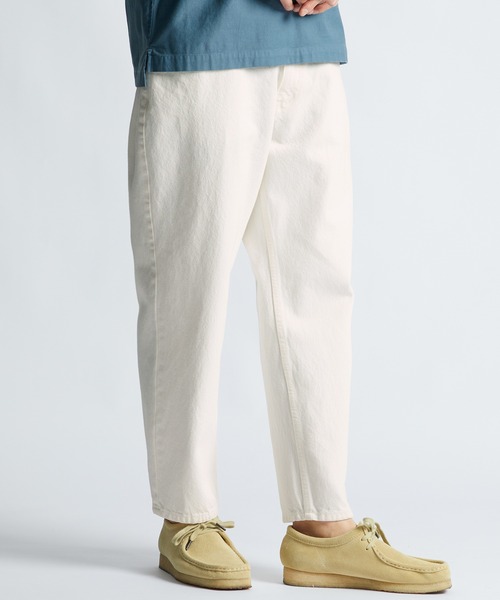 LANVIN en Bleu（ランバンオンブルー）の「コーンデニム ワイドテーパードジーンズ（その他パンツ・メンズ・ホワイト・52/50/48/46）」の2枚目の写真