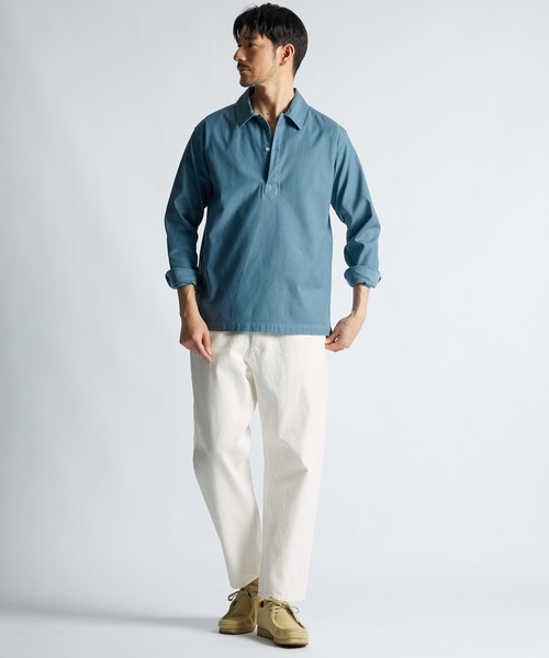 LANVIN en Bleu（ランバンオンブルー）の「コーンデニム ワイドテーパードジーンズ（その他パンツ・メンズ・ホワイト・52/50/48/46）」の3枚目の写真