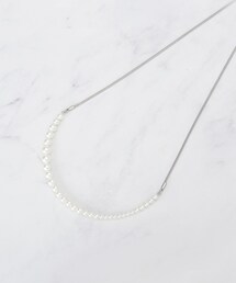 SHOO・LA・RUE | スライダーフェイクパールネックレス(ネックレス)