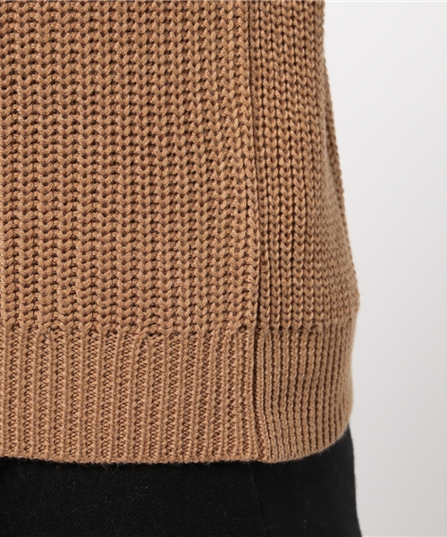 SLOBE IENA（スローブイエナ）の「バイアス畦ニットプルオーバー◆（ニット/セーター・レディース・ホワイト系その他/バーガンディー・FREE）」の9枚目の写真