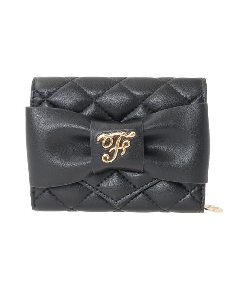 Maison de FLEUR(メゾンドフルール)の「キルティングFリボンウォレット(財布・レディース・サックスブルー/ピンク/ブラック・FREE)」の19枚目の写真