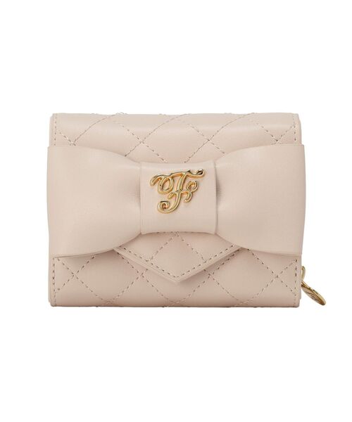 Maison de FLEUR(メゾンドフルール)の「キルティングFリボンウォレット(財布・レディース・サックスブルー/ピンク/ブラック・FREE)」の20枚目の写真