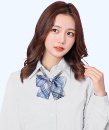 LunaBelle（ルナベル）の「【スクールリボン】チェック柄リボンタイ 単品（ネクタイ）」