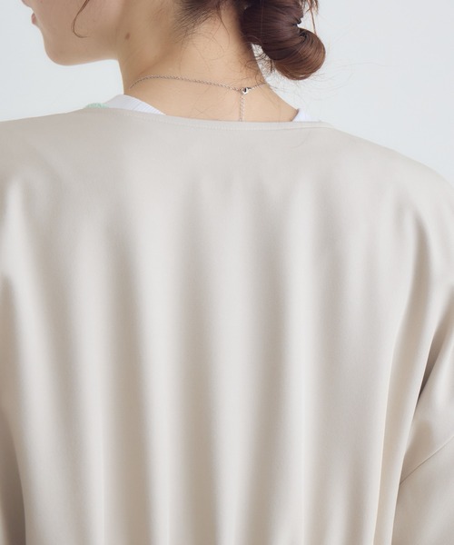 KATHARINE ROSS(キャサリンロス)の「【PILLINI/ピリーニ】ウエストドロストコート(トレンチコート・レディース・チャコールグレー/アイボリー・FREE)」の17枚目の写真