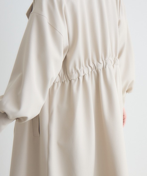 KATHARINE ROSS(キャサリンロス)の「【PILLINI/ピリーニ】ウエストドロストコート(トレンチコート・レディース・チャコールグレー/アイボリー・FREE)」の18枚目の写真