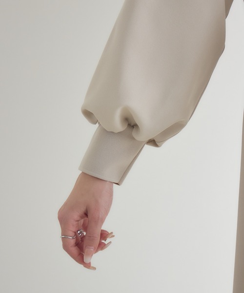 KATHARINE ROSS(キャサリンロス)の「【PILLINI/ピリーニ】ウエストドロストコート(トレンチコート・レディース・チャコールグレー/アイボリー・FREE)」の20枚目の写真