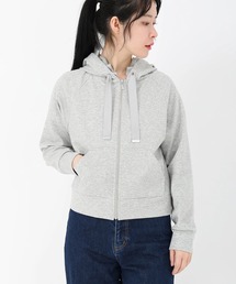 UNIVERVAL MUSE - UNIVERVAL MUSE カーラ裏毛　パーカー　ジップアップ　フリル UNIVERVAL MUSE｜ユニバーバル ミューズの通販 - ZOZOTOWN