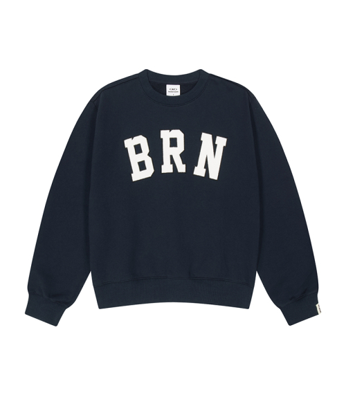 BORN TO WIN（ボーントゥウィン）の「W BRN RELAX FIT SWEATSHIRTS [NAVY]（スウェット・レディース・その他・1/2）」の2枚目の写真