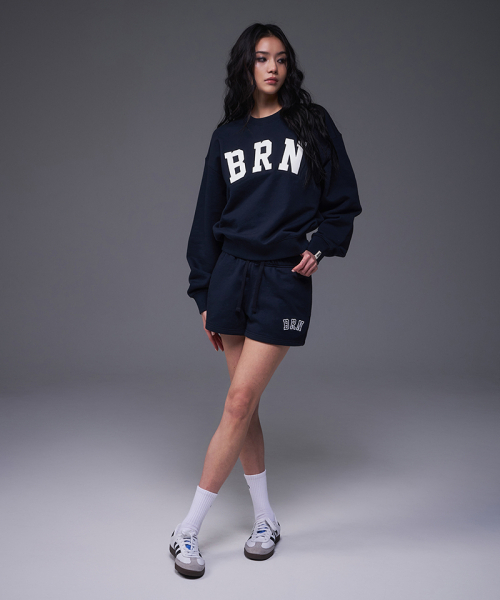 BORN TO WIN（ボーントゥウィン）の「W BRN RELAX FIT SWEATSHIRTS [NAVY]（スウェット・レディース・その他・1/2）」の3枚目の写真