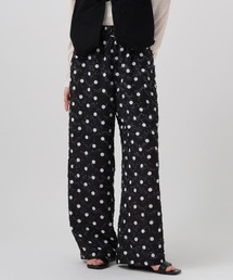 BAYFLOW | [ウエストゴム仕様]カットジャガード柄パンツ(その他パンツ)