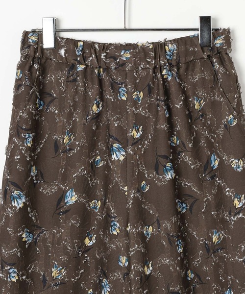 BAYFLOW（ベイフロー）の「[ウエストゴム仕様]カットジャガード柄パンツ（その他パンツ・レディース・ダークブラウン/ブラック・FREE）」の17枚目の写真