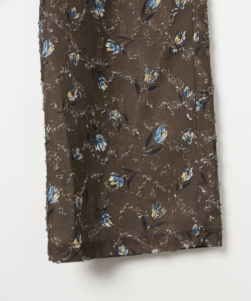 BAYFLOW（ベイフロー）の「[ウエストゴム仕様]カットジャガード柄パンツ（その他パンツ・レディース・ダークブラウン/ブラック・FREE）」の19枚目の写真