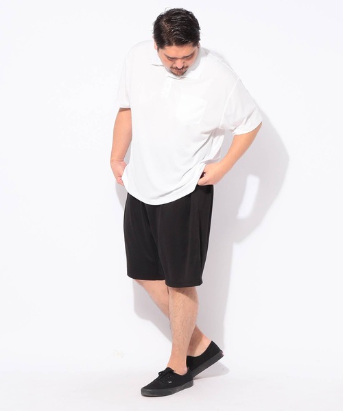 PIMLICO(ピムリコ)の「メッシュ ポロシャツ 半袖 クールタッチ メンズ 大きいサイズ COOL TOUCH DRY シャツ PIMLICO (ピムリコ)(ポロシャツ・メンズ・ホワイト/ダークグレー/ブラック/ネイビー・X1(3L~4L)/X2(4L~5L)/X3(6L~7L)/X4(8L~9L)/X5(9L~10L))」の11枚目の写真