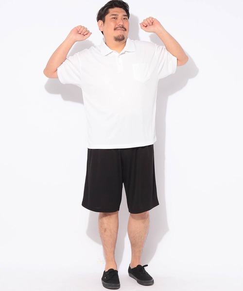 PIMLICO(ピムリコ)の「メッシュ ポロシャツ 半袖 クールタッチ メンズ 大きいサイズ COOL TOUCH DRY シャツ PIMLICO (ピムリコ)(ポロシャツ・メンズ・ホワイト/ダークグレー/ブラック/ネイビー・X1(3L~4L)/X2(4L~5L)/X3(6L~7L)/X4(8L~9L)/X5(9L~10L))」の10枚目の写真