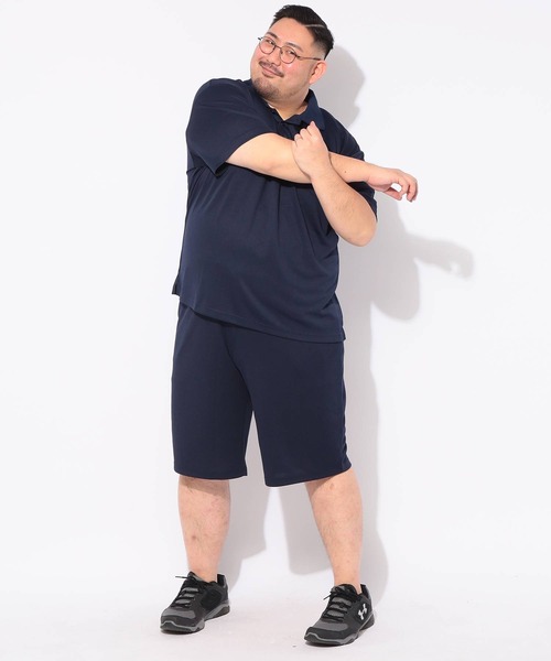 PIMLICO(ピムリコ)の「メッシュ ポロシャツ 半袖 クールタッチ メンズ 大きいサイズ COOL TOUCH DRY シャツ PIMLICO (ピムリコ)(ポロシャツ・メンズ・ホワイト/ダークグレー/ブラック/ネイビー・X1(3L~4L)/X2(4L~5L)/X3(6L~7L)/X4(8L~9L)/X5(9L~10L))」の16枚目の写真