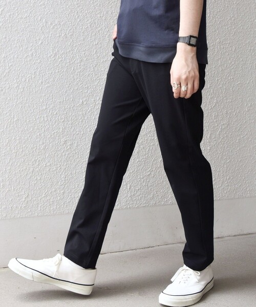 SHIPS any(シップス エニィ)の「【WEB限定】SHIPS any:〈吸水速乾〉AIR FLEXION スリム ストレッチ イージー パンツ◇(その他パンツ・メンズ・ブラック/ネイビー/ベージュ・X-LARGE/LARGE/MEDIUM)」の2枚目の写真