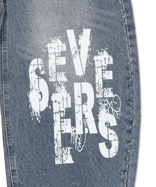 SPINNS（スピンズ）の「サイドスタッズバルーンパンツ/バディガール（その他パンツ・レディース・ブルー/ブラック・ONESIZE）」の15枚目の写真