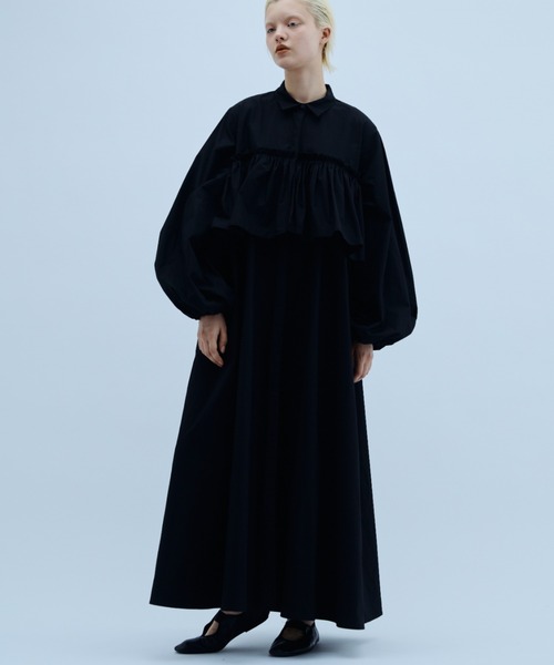 PERNA(ペルナ)の「ペプラムシャツワンピース(ワンピース・レディース・ピンク/ブラック・MEDIUM/LARGE)」の19枚目の写真