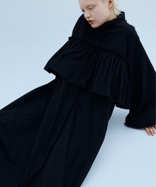 PERNA(ペルナ)の「ペプラムシャツワンピース(ワンピース・レディース・ピンク/ブラック・MEDIUM/LARGE)」の20枚目の写真