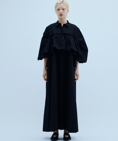 PERNA(ペルナ)の「ペプラムシャツワンピース(ワンピース・レディース・ピンク/ブラック・MEDIUM/LARGE)」の22枚目の写真