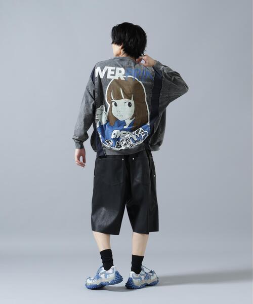 DANKE SCHON(ダンケシェーン)の「DankeSchon/ダンケシェーン/PULEATHER W-KNEE SHORTS(その他パンツ・レディース・ブラック・M/L)」の5枚目の写真