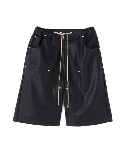 DANKE SCHON(ダンケシェーン)の「DankeSchon/ダンケシェーン/PULEATHER W-KNEE SHORTS(その他パンツ・レディース・ブラック・M/L)」の6枚目の写真