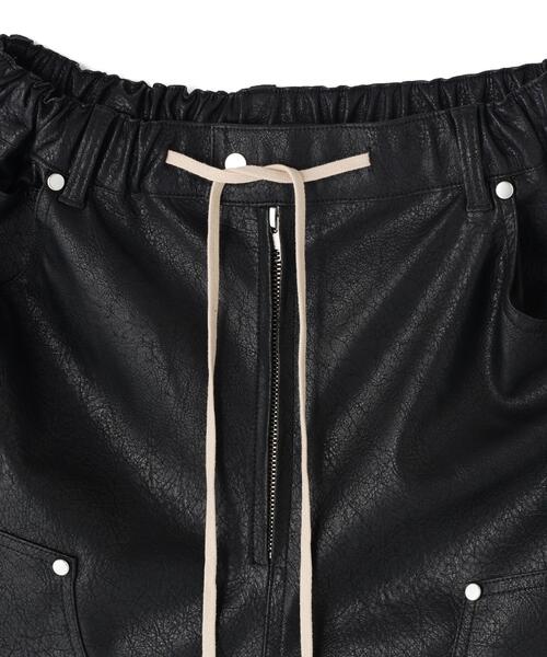 DANKE SCHON(ダンケシェーン)の「DankeSchon/ダンケシェーン/PULEATHER W-KNEE SHORTS(その他パンツ・レディース・ブラック・M/L)」の8枚目の写真